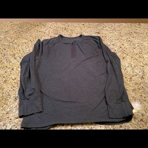 Lululemon Men’s Zip Pullover Gray Size Medium